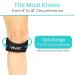 Vive Patella Stabilizer Knee Strap Brace Support - Men & Women - Osgood Schlatter, Arthritis, Tendonitis Compression - Buy Online on GoSupps.com