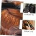 FRCOLOR 6 Pieces Hairdressing Salon Clip Makeup Hairdressing Hair Clips Hairdressing Clip Flat Hair Clips Hair Styling Hair Pins Bill Clips Hair Cutting Clips Main Accessories Hairdressing Clip Shape 14.20X3.00X2.30CM black - Buy Online on GoSupps.com