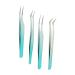 Pinchette eyelash extension tweezers stainless steel tweezers with a fine lace for nail art galvanization tweezers with a fine tip for women and men tweezers pointed