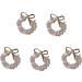 FEIlei Crown Nail Art Charms Zircon Nail Rhinestones Alloy Butterfly-Nail Crystal-Pearl - Buy Online on GoSupps.com