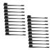 Sonew Eyebrow Comb 20PCS Ended Makeup Brushes ABS Material Hair Tint Applicator for Home and Beauty Salon