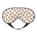 Sleep Mask Eye for Women Men Reusable Soft Blackout Eye Masks Covers for Night Better Sleep Travel Camping Road Trip Essentials Gifts for Him Her - Cookies-Food Chocolate Chip Biscuits
