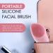 KORSMALL Silicone Facial Cleansing Brush Electric Face Brush 6-Speed IPX7 Waterproof Silicone Face Scrubbers Anti-Aging Skin Cleanser for Skin Care and Exfoliation Deep Cleansing Massaging (Pink) - Buy Online on GoSupps.com