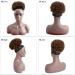 YAMEL Light Brown Large Afro Puff Drawstring Ponytail Hair Extension for Black Women - Synthetic Updo Hair Piece (Pack of 1) - Buy Online on GoSupps.com