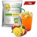 Teaforia Mango Iced Tea Mix (1kg) - Refreshingly Fruity & Delicious | Ideal for Iced Tea & Bubble Tea | Vegan & Natural Ingredients - Buy Online on GoSupps.com