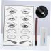 Gogogmee Practice Skin Kit Mouth Eyebrow Microblading End Single White and Practice Eye Skin Kit Pen Semi-permanent - Buy Online on GoSupps.com