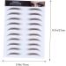 Balacoo 4pcs Eyebrow Stickers Makeup Stickers Imitation Eyebrows Eyebrow Tool Applique Water Proof 3d - Buy Online on GoSupps.com