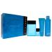 Perry Ellis Perry Ellis Pure Blue 3.4oz EDT Spray 3oz Shower Gel 6oz Deodorant Body Spray 7.5ml Travel EDT Spray Men 4 Pc Gift Set - Buy Online on GoSupps.com