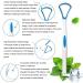 Rongweiwang Tongue Scraper - Professional Oral Care Tool | Reusable Hygiene Cleaning Brush for Men & Women - Safe & Effective - Buy Online on GoSupps.com