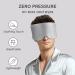 Buy Olesilk 100% Mulberry Silk Eye Mask for Sleep - Adjustable Headband Large Blindfold for Travel & Naps - Silver Gray | International Shipping - Buy Online on GoSupps.com