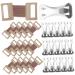 1 Set Elastic Buckle Elastic Clamps Practical Clips Elastic Band Buckles Tape Clips Outdoor Supplies Metal Clips Metal Clasps
