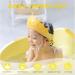 Kids Shower Cap - Adjustable Crown Shampoo Shield for Baby Bathing - Yellow - Buy Online on GoSupps.com