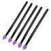 Luxshiny Silicone Glitter Applicator Eye Makeup Silicone Eyeshadow 5PCS Sponge Eyeshadow Brush Professional Glitter For Women Girls Girl Makeup Set Girl Makeup Set Purple