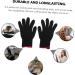 Alipis 1 Set 4pcs Gloves Curling Iron Glove Bumps Glove Anti-Scald Hairdressing Tool Black 21.5X12.2 cm - Buy Online on GoSupps.com