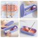FOMIYES Makeup Brush Cleaning Mat & Holder | Purple Brush Cleaner Pad & Organizer for Flawless Makeup - Buy Online on GoSupps.com