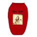 Personalized Custom Dog T-Shirt Clothing Design with Photo and Name for Large Dogs Puppies and Cats (red)