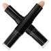 HAPINARY 2pcs Contour Stick Makeup Concealer Stick Contouring Stick for Makeup Concealer Stick for Makeup Women Makeup Supplies Highlighter Stick for Face Concealer Stick for Women