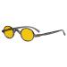 Eyekeper blue light filter glass glare -free lightweight computer glasses - small round UV rays protection - reading glasses for women men with spring hinges +1.75 gray - BB90 glass