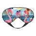 Summer Flamingo Sleep Mask for Women Men Palm Trees Soft Adjustable Blackout Eye Covers for Sleeping Airplane Travel Summer Flamingo 1 Count (Pack of 1)
