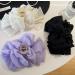 Bow Bubbleclips Chiffon Silk Hair Claw Clips Large Claw Clips for Thick Hair Hair Bow Hair Pins (A+C) - Buy Online on GoSupps.com