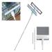 Spray Window Cleaning Squeegee Kit with Sewage Collector and 3 Pads 4 in 1 Window Cleaning Squeegee Kit with Extension Pole Window Cleaner Tool Window Cleaning Equipment