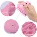 3-Piece Silicone Hair Scalp Massager Set - Shower Scrubber for Dandruff Removal in Multi Colors - Buy Online on GoSupps.com