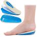 3 Layers Adjustable Orthopedic Heel Wedge Lift for Leg Length Discrepancies Height Increase Insoles for Achilles Tendonitis Heel Pain Heel Cushion Cups for Heel Spur Men and Women (Small Beige) Small Beige
