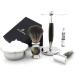 Jag Shaving Jags Lee 3-Piece Shaving Set | Double Edge Razor Synthetic Brush & Elegant Stand - International Shipping Available - Buy Online on GoSupps.com