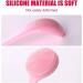 Manual Facial Cleansing Brush - Silicone Manual Facial Cleansing Brush - Manual Facial Cleansing Brush Skin Friendly Waterproof Face Cleaning Scrubber Pink - Buy Online on GoSupps.com