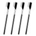 Metal Eyebrow Comb 4 Pcs Eyelash Comb Separator Eyelash Brush Professional Eyelash Separator Tool Mascara Comb Eyebrow Brush Makeup Cosmetic Tool for Women Girls Eyelashes Extension (Black)