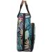 Leaf Print Cross Stitch Storage Bag | Embroidery Projects Organizer with Zipper Pockets | Knitting and Sewing Crafts Tote Bag - Buy Online on GoSupps.com