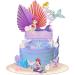ANCLLO 26PCS mermaid cake topper under the sea mermaid cake topper Ocean Theme Cake Topper Cake Decoration - Buy Online on GoSupps.com