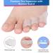 Pinky Toe Separator and Bunion Corrector for Pain Relief - Silicone Gel Protectors for Calluses, Blisters, Corns - Fits Men and Women - Buy Online on GoSupps.com