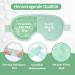 NEWGO Cooling Eye Mask - Reusable Hot Cold Therapy Gel for Puffy Eyes, Migraine, Dark Circles - Green 2PCS - Buy Online on GoSupps.com