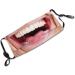Xcngg Funny Mouth Teeth Laugh Fabric Mask - Washable Reusable Bandana with Filter Bag | Storm Hood Face Mask (2 Filters Included) - Buy Online on GoSupps.com
