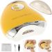 Caffney Electric Nail Clipper 3 Speeds Levels Electric Nail Trimmer with Nail Clip Storage Rechargeable Automatic Nail Clipper Portable Electric Fingernail Cutter Safety Fingernail Trimmer for Adult K Orange - Buy Online on GoSupps.com
