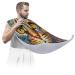 Cat Beard Bib Apron Beard Hair Catcher for Men Shaving Fathers Day Anniversary Christmas Gifts for Dad Husband Beard Bib with 2 Suction Cups