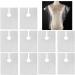 100pcs Disposable Hair Cutting Capes - Waterproof Salon Barber Aprons for Home Hairdressing & Styling - Buy Online on GoSupps.com