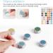 Flintronic 24-Pack 5ml Aluminum Empty Jars with Spoon & Labels - Travel Pots for Mini Candles & Cosmetics - Silver - Buy Online on GoSupps.com