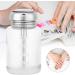 Nail Polish Remover Pump Dispenser 80ml Push Down Empty Lockable Pump Dispenser Bottle for Nail Polish and Makeup Remover Press Glass Bottle Nail Art Gel Cleaner Container Press bottle - Buy Online on GoSupps.com