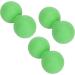 Verdant Touch Peanut Massage Ball 3 Pack - Ideal for Yoga Training & Muscle Relaxation - Green - Buy Online on GoSupps.com