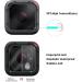 6-Pack Tempered Glass Screen Protector & Lens Cap Cover for GoPro Hero 4/5 Session - Akwox - Buy Online on GoSupps.com