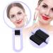 YYOYY Portable Travel Mirror - 5X Magnifying Folding Cosmetic Mirror - Desktop Makeup Mirror (Purple) - Buy Online on GoSupps.com
