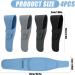 BEKECIDI 4-Part Silicone Razor Case - Waterproof Travel Organizer for Safety Razors | Portable Protection in Blue Gray Black - Buy Online on GoSupps.com