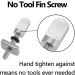 YXCCSE 8 Pcs Stainless Steel No Tool Fin Screws - Surfboard & SUP Paddleboard Accessories - Buy Online on GoSupps.com