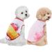 2 Piece Small Dog Shirts - Soft & Breathable Puppy Vests in Pink & White - Ideal Costumes for Small Breeds - Buy Online on GoSupps.com