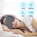 SeugSun 3D Contoured Sleep Mask - Ultra Soft Gray Eye Mask for Women and Men - Buy Online on GoSupps.com