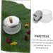 Gobelet Rond Verre Pour Dissolvant Vernis Ongles Avec Couvercle Acier Inoxydable Fournitures Pour Nail Art - Buy Online on GoSupps.com