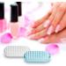 Two-Sided Toe and Nail Cleaning Scrubbing Brushes | Manicure Pedicure Nail Tools - Blue - Buy Online on GoSupps.com