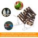 Vegan Bird Wood Ladder Toy with Landing Site - Ideal Bird Cage Accessories for Budgerigar Parrots Cockatiels & More - Buy Online on GoSupps.com